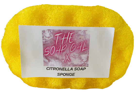 Citronella soap sponge