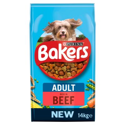 Bakers adult Complete Beef and Veg 14kg