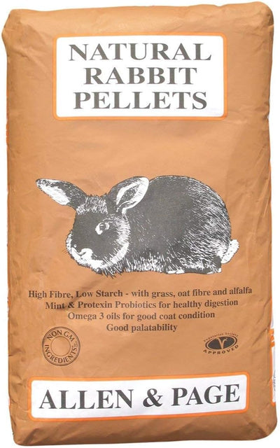 Allen and Page rabbit pellets
