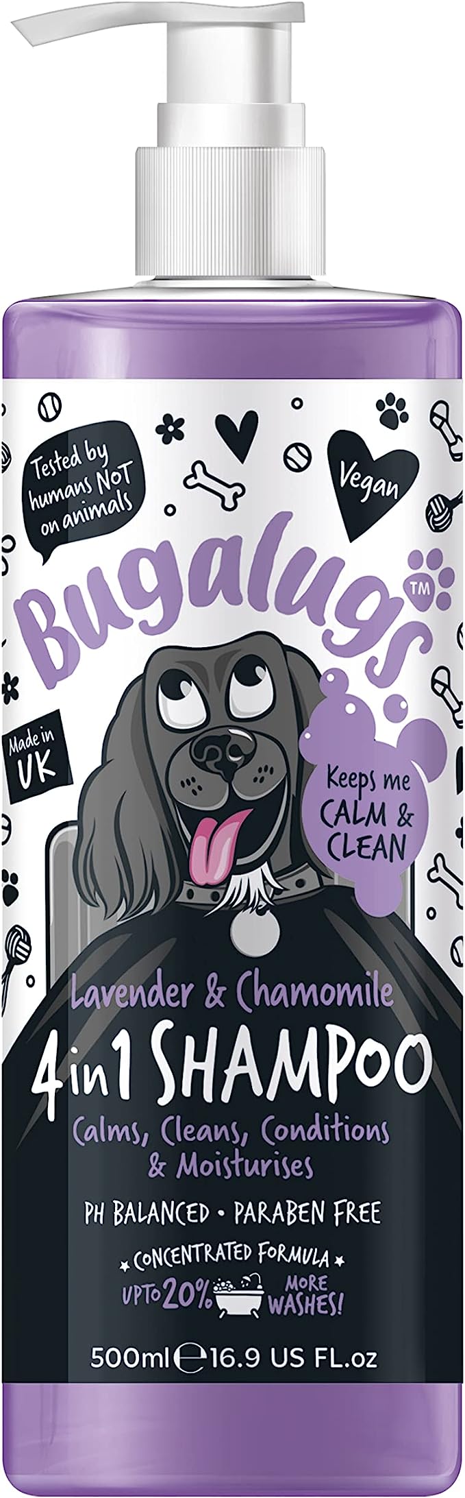 bugalugs lavender & chamomile shampoo