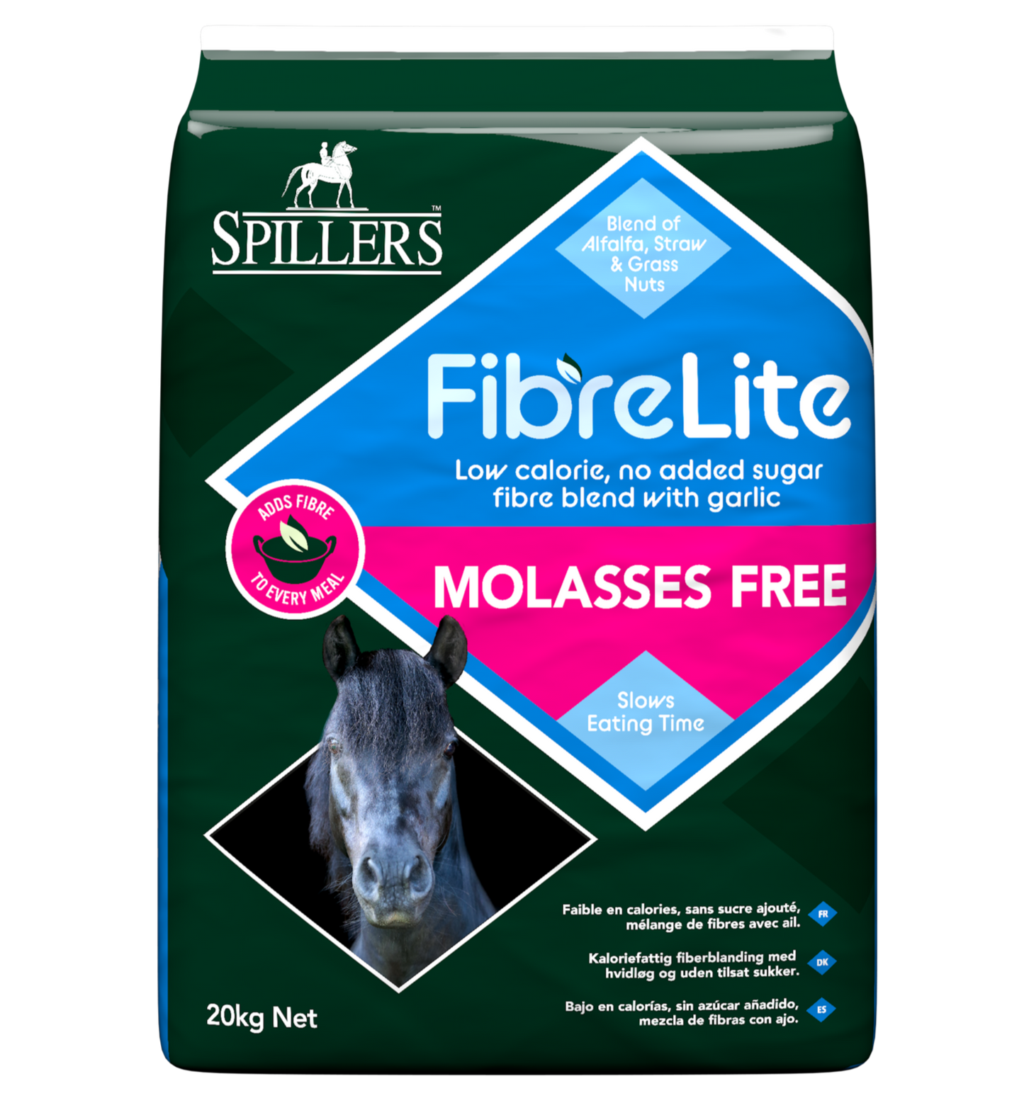 Spillers fibrelite molasses free
