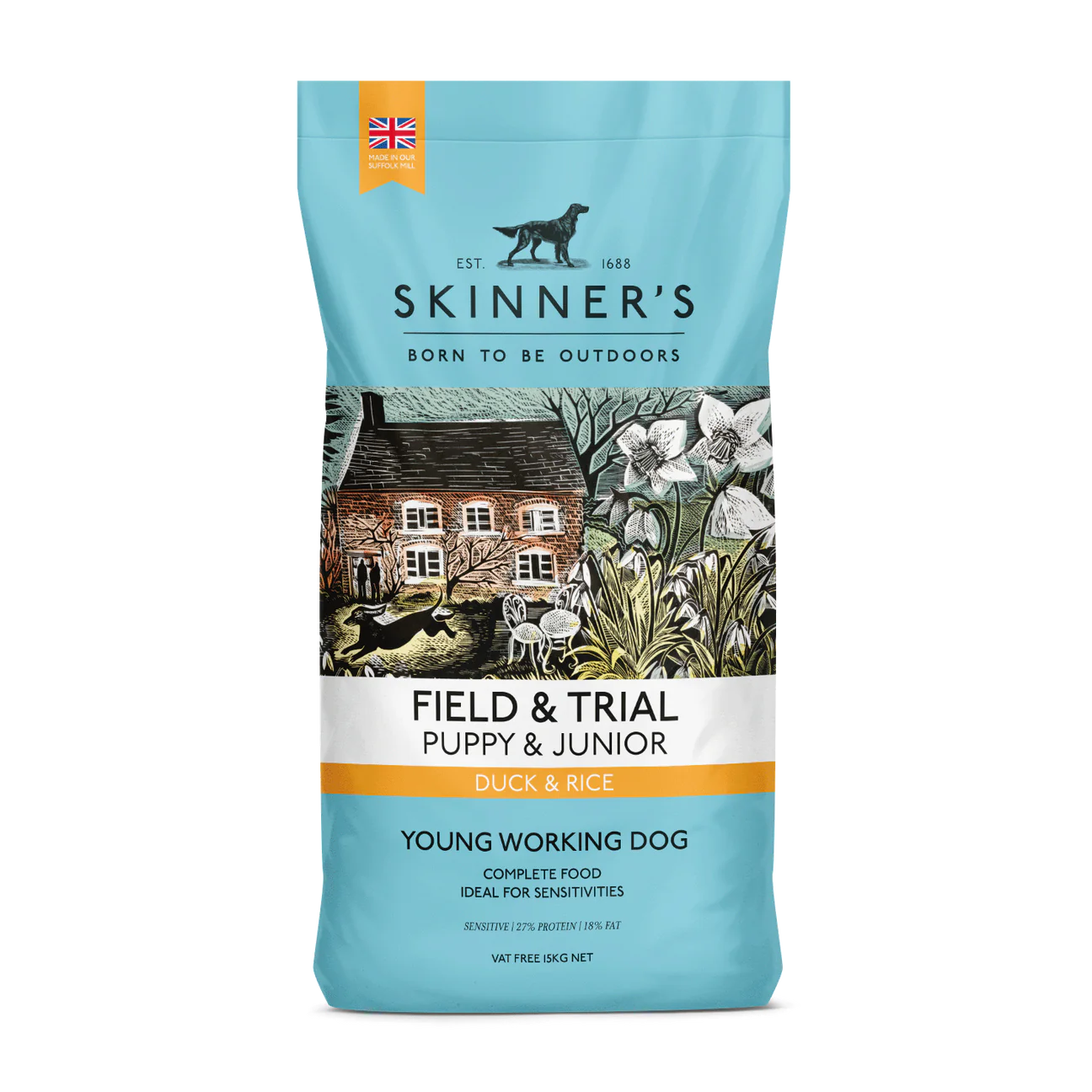 Skinners field and trial puppy duck 15kg