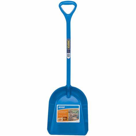 Blue draper shovel