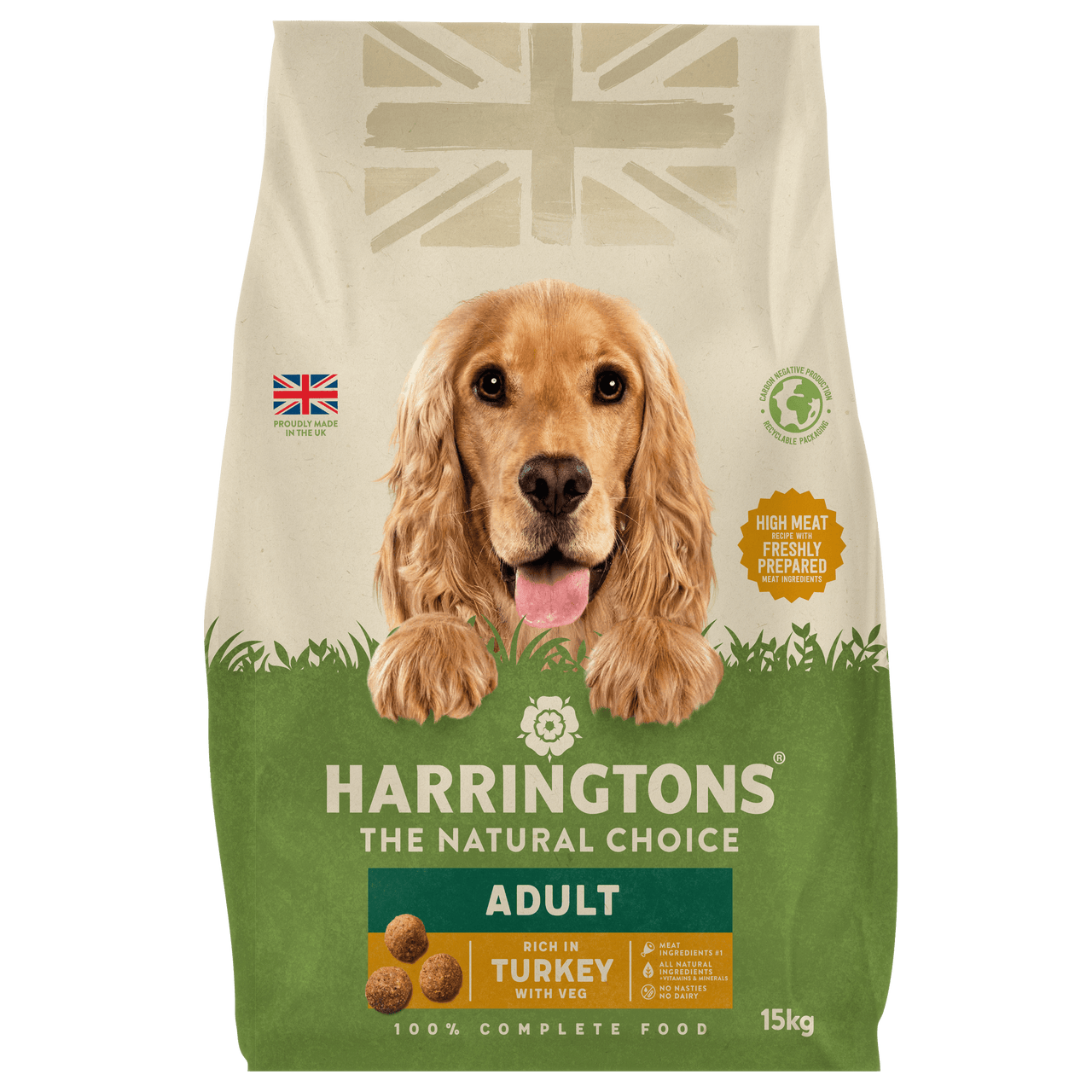Harringtons turkey with veg 15kg