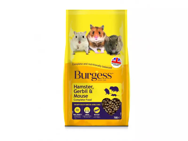 Burgess hamster, gerbil, mouse complete