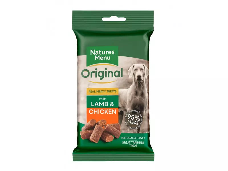 Natures menu meaty treats lamb and chick