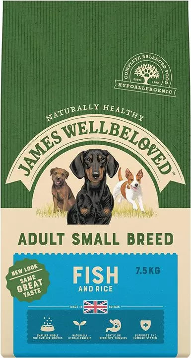 JWB Fish and Rice Adult Small Breed 7.5k